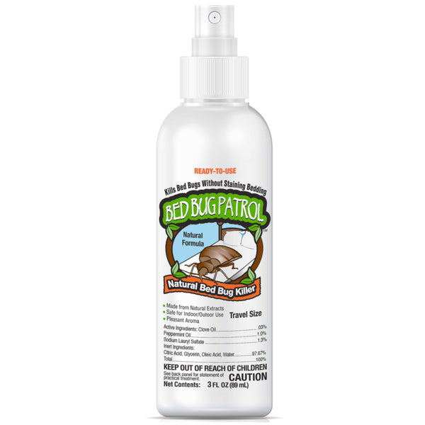 Bed Bug Patrol | Safe Travels | Bed Bug Blasting Travel Spray | 3oz