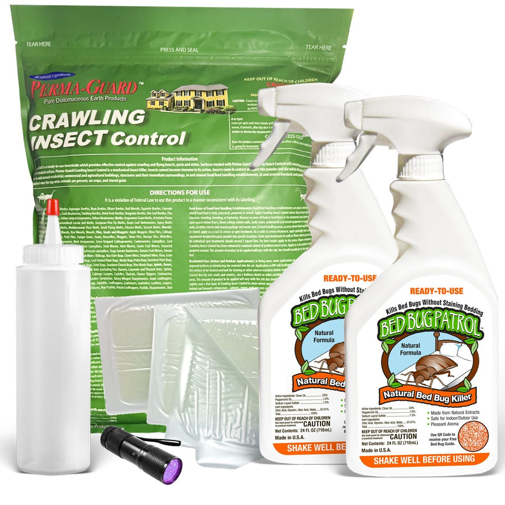 Bed Bug Killer by Bed Bug Patrol - Home Protection Pack (2-3 Rooms)
