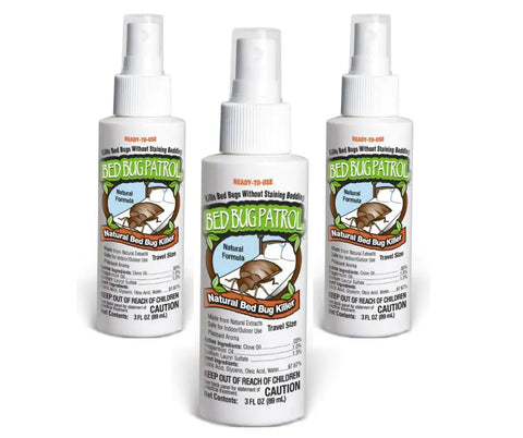 Bed bug travel spray pack of 3