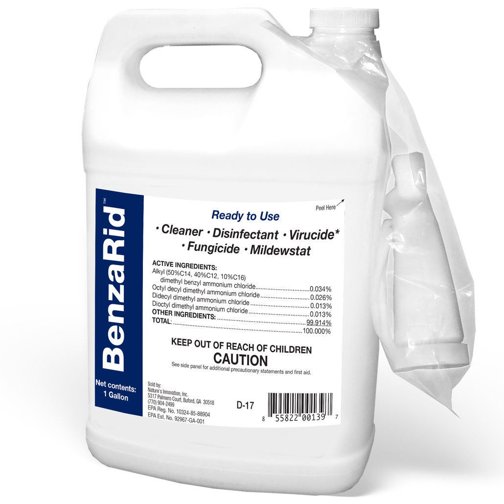 BenzaRid Hospital Grade Disinfectant (1 Gallon)